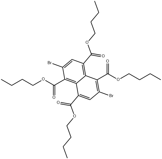 2,6-dibromo-1,4,5,8-tetra(n-butoxycarbonyl)naphthalene