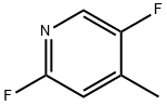 3,5-difluoro-4-methylpyridine Struktur