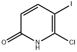 6-Chloro-5-iodo-pyridin-2-ol Struktur