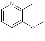 Pyridine, 3-methoxy-2,4-dimethyl- Struktur