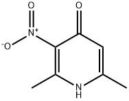 4(1H)-Pyridinone, 2,6-dimethyl-3-nitro- Struktur