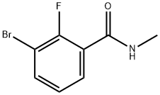 Benzamide, 3-bromo-2-fluoro-N-methyl- Struktur