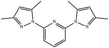 Pyridine, 2,6-bis(3,5-dimethyl-1H-pyrazol-1-yl)- Struktur