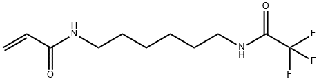 2-Propenamide, N-[6-[(2,2,2-trifluoroacetyl)amino]hexyl]- Struktur