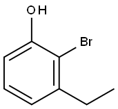 Phenol, 2-bromo-3-ethyl- Struktur