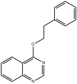 4-(2-phenylethoxy)-quinazoline Struktur