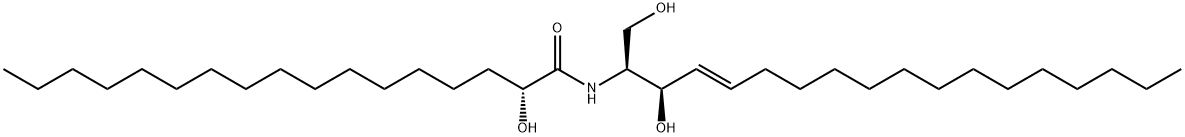 17:0(2R-OH) Ceramide Struktur