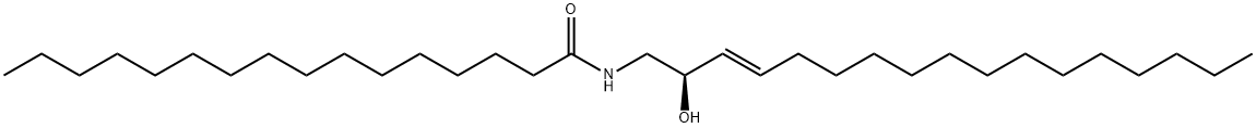 N-palMitoyl-1-desoxyMethylsphingosine (M17:1/16:0) Struktur