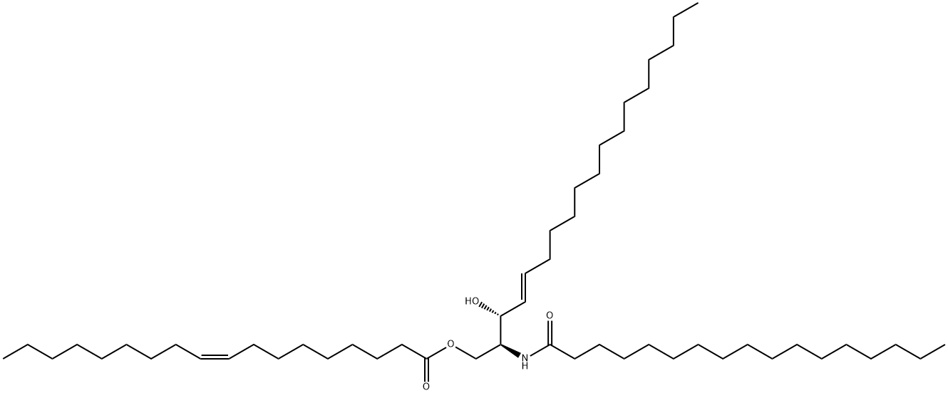 1-oleoyl-N-heptadecanoyl-D-<i>erythro</i>-sphingosine Struktur