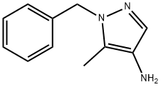 1H-Pyrazol-4-amine, 5-methyl-1-(phenylmethyl)- Struktur