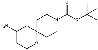 4-Amino-1-Oxa-9-Aza-Spiro[5.5]Undecane-9-Carboxylic Acid Tert-Butyl Ester(WX100542) Struktur