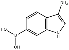 Boronic acid, B-(3-amino-1H-indazol-6-yl)- Struktur