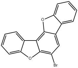 6-Bromobenzo[1,2-b:3,4-b']bisbenzofuran Struktur