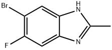 5-bromo-6-fluoro-2-methyl-1H-1,3-benzodiazole Struktur