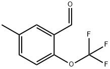 Benzaldehyde, 5-methyl-2-(trifluoromethoxy)- Struktur