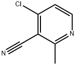 3-Pyridinecarbonitrile, 4-chloro-2-methyl- Struktur