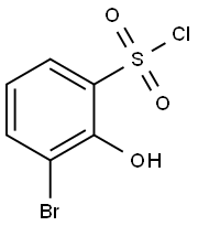 Benzenesulfonyl chloride, 3-bromo-2-hydroxy- Struktur