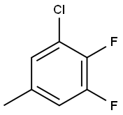 Benzene, 1-chloro-2,3-difluoro-5-methyl- Struktur