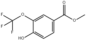 Benzoic acid, 4-hydroxy-3-(trifluoromethoxy)-, methyl ester Struktur