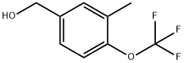 (3-Methyl-4-(trifluoromethoxy)phenyl)methanol Struktur