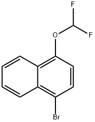 1-Bromo-4-(difluoromethoxy)naphthalene Struktur