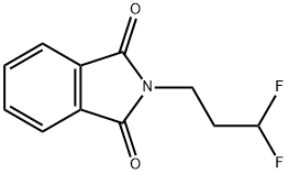 2-(3,3-Difluoropropyl)-2,3-dihydro-1H-isoindole-1,3-dione Struktur