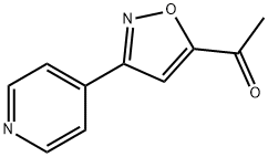 Ethanone, 1-[3-(4-pyridinyl)-5-isoxazolyl]- Struktur