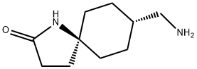 Meso-(5R,8R)-8-(Aminomethyl)-1-Azaspiro[4.5]Decan-2-One(WX100119) Struktur