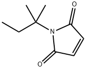 1H-Pyrrole-2,5-dione, 1-(1,1-dimethylpropyl)- Struktur