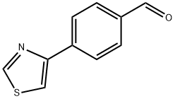 Benzaldehyde, 4-(4-thiazolyl)- Struktur