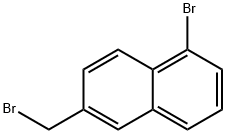 Naphthalene, 1-bromo-6-(bromomethyl)- Struktur