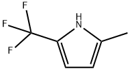 1H-Pyrrole, 2-methyl-5-(trifluoromethyl)- Struktur