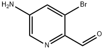 5-amino-3-bromopyridine-2-carbaldehyde Struktur