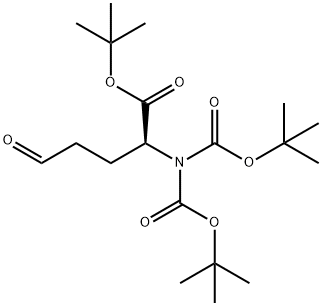 N,N-bis[(1,1-dimethylethoxy)carbonyl]-5-oxo-, 1,1-dimethylethyl ester(WXG02486) Struktur