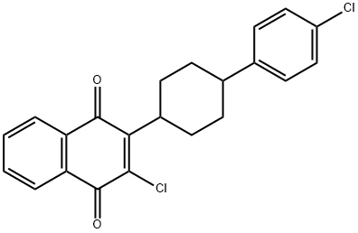 1,4-Naphthalenedione, 2-chloro-3-[4-(4-chlorophenyl)cyclohexyl]-