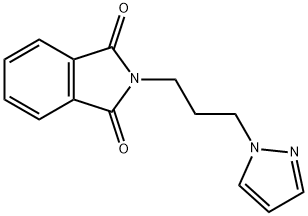 2-[3-(Pyrazol-1-yl)propyl]isoindole-1,3-dione Struktur