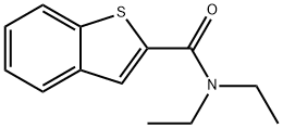 N,N-diethyl-1-benzothiophene-2-carboxamide Struktur