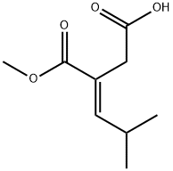 Butanedioic acid, (2-methylpropylidene)-, 1-methyl ester, (2E)- (9CI) Struktur