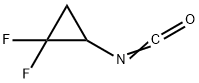 Cyclopropane, 1,1-difluoro-2-isocyanato- Struktur