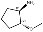 rac-(1R,2R)-2-methoxycyclopentanamine Struktur