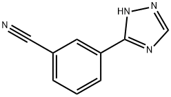 Benzonitrile, 3-(1H-1,2,4-triazol-5-yl)- Struktur