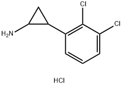 2-(2,3-dichlorophenyl)cyclopropanamine hydrochloride Struktur