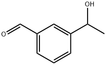 Benzaldehyde, 3-(1-hydroxyethyl)- Struktur