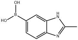 Boronic acid, B-(2-methyl-1H-benzimidazol-6-yl)- Struktur