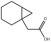 Bicyclo[4.1.0]heptane-1-acetic acid Struktur