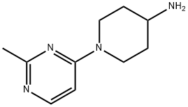 1-(2-methylpyrimidin-4-yl)piperidin-4-amine Struktur