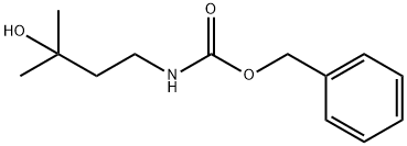 Benzyl N-(3-hydroxy-3-methylbutyl)carbamate Struktur