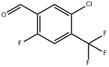 Benzaldehyde, 5-chloro-2-fluoro-4-(trifluoromethyl)- Struktur