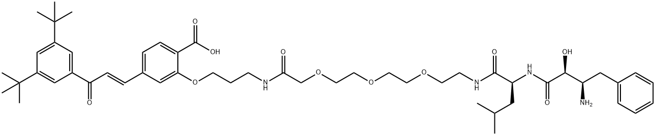 PROTAC RAR Degrader-1 Struktur