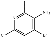 3-Pyridinamine, 4-bromo-6-chloro-2-methyl- Struktur